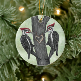 Woodpecker Ornamant Keramisch Ornament