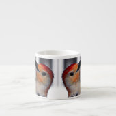 Woodpecker Portrait Espresso Kop (Voorkant)