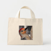 Woodpecker Portrait Mini Tote Bag (Voorkant)