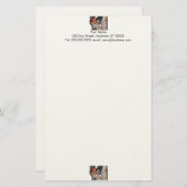 Woodpecker Portrait Stationery Briefpapier (Voorkant / Achterkant)