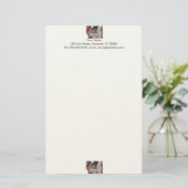 Woodpecker Portrait Stationery Briefpapier (Staand voorkant)