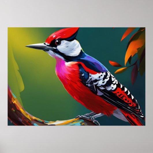 Woodpecker Poster (Voorkant)
