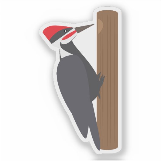 Woodpecker Sticker (Voorkant)