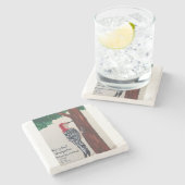 Woodpecker Stone Onderzetter (Zijkant)