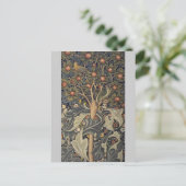 Woodpecker tapestry briefkaart (Staand voorkant)