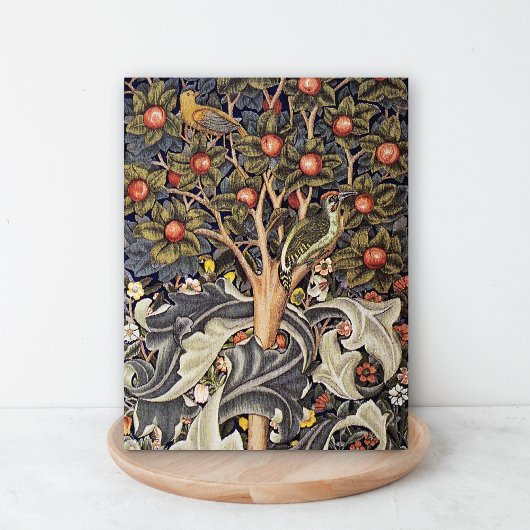 Woodpecker Tapestry Textile William Morris Briefkaart