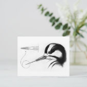 Woodpecker Tongue Anatomie Briefkaart (Staand voorkant)