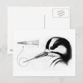 Woodpecker Tongue Anatomie Briefkaart (Voorkant / Achterkant)