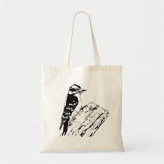 Woodpecker Tote Bag (Voorkant)
