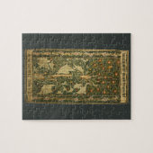 Woodpecker van William Morris, textielkunst Legpuzzel (Horizontaal)