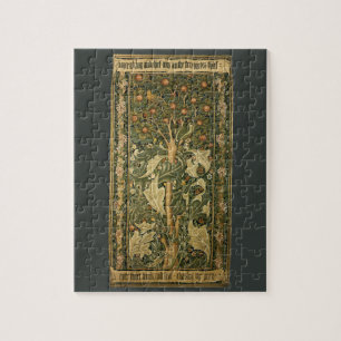 Woodpecker van William Morris,  textielkunst Legpuzzel