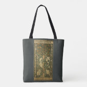 Woodpecker van William Morris, textielkunst Tote Bag (Achterkant)