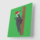 Woodpecker Vierkante Klok (Hoek)