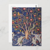 Woodpecker, William Morris Briefkaart (Voorkant / Achterkant)