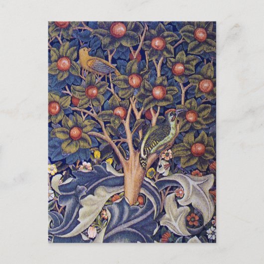 Woodpecker, William Morris Briefkaart (Voorkant)