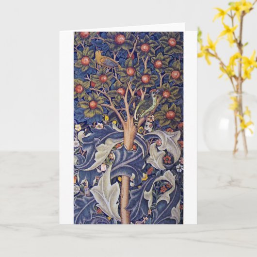 Woodpecker, William Morris Kaart (Gele Bloem)
