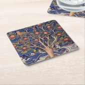 Woodpecker, William Morris Kartonnen Onderzetters (Schuin)