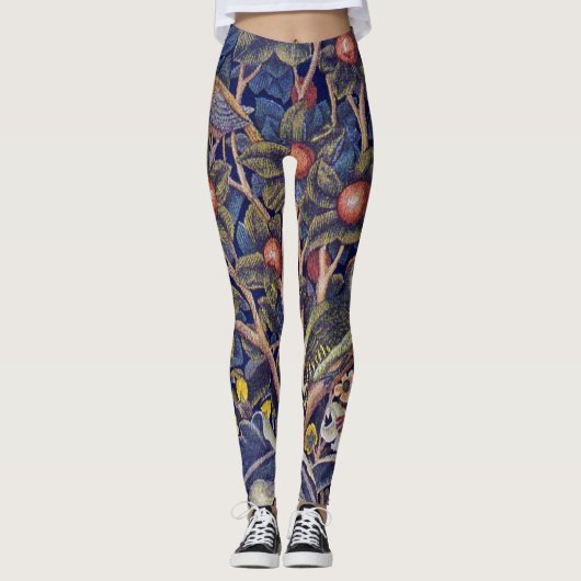 Woodpecker, William Morris Leggings (Voorkant)