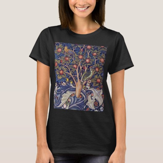 Woodpecker, William Morris T-shirt (Voorkant)