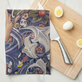 Woodpecker, William Morris Theedoek (Quarter Fold)