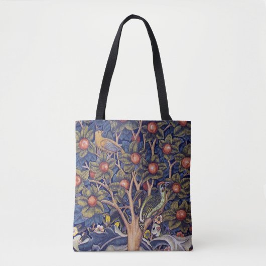 Woodpecker, William Morris Tote Bag (Voorkant)