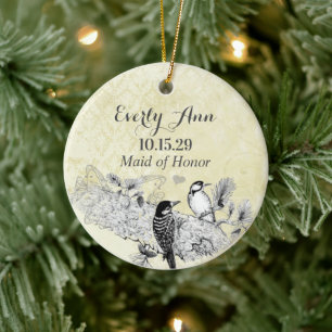 Woodpeckers Maid of Honor Ornament