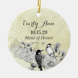  Woodpeckers Maid of Honor Ornament