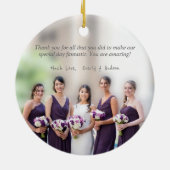  Woodpeckers Maid of Honor Ornament (Achterkant)