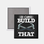 Woodper Vader Handyman Carpenter Humor Magneet (Voorkant / Achterkant)