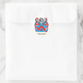 Woodrow Family Crest (Wapen) Ronde Sticker (Tas)