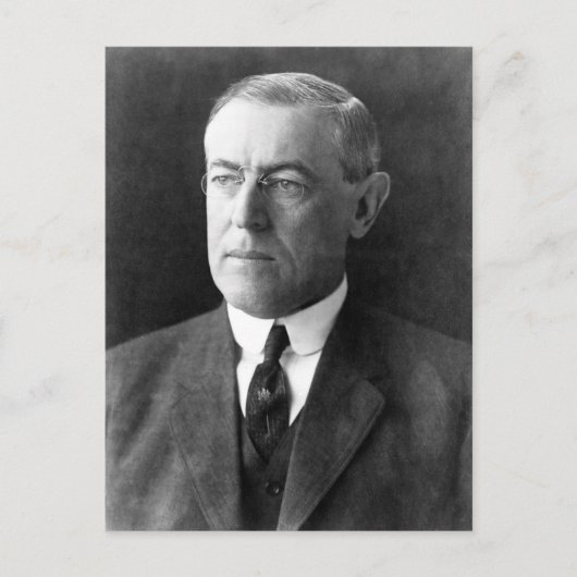 Woodrow Wilson Briefkaart (Voorkant)