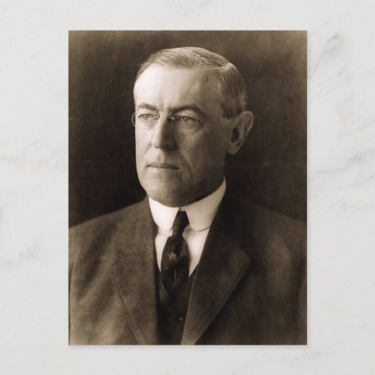 Woodrow Wilson Briefkaart (Voorkant)