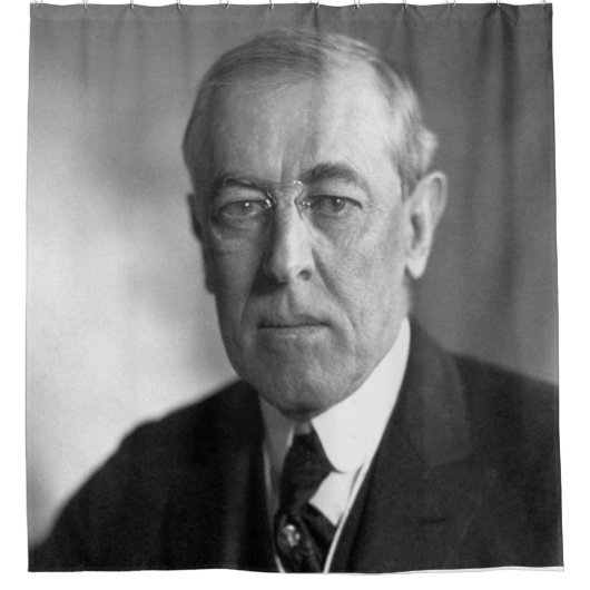 Woodrow Wilson Douchegordijn (Voorkant)