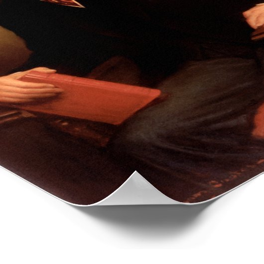 Woodrow Wilson Presidentieel portret Poster (Hoek)