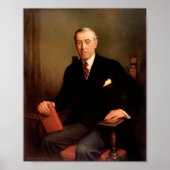 Woodrow Wilson Presidentieel portret Poster (Voorkant)