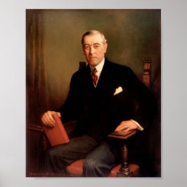 Woodrow Wilson Presidentieel portret Poster