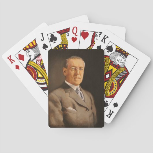 Woodrow Wilson Speelkaarten (Achterkant)