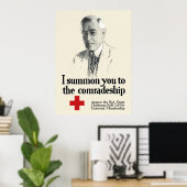 Woodrow Wison Red Cross Poster (Thuiskantoor)