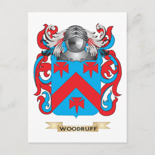 Woodruff Family Crest (wapen) Briefkaart