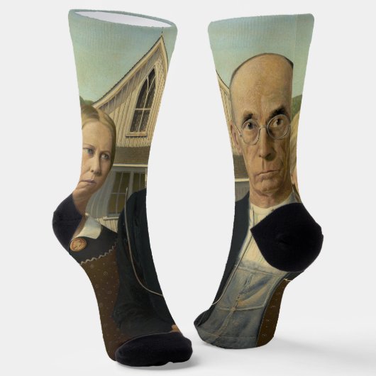 Wood's American Gothic Sokken (Gebogen)