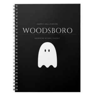 Woodsboro High School Scary Ghost Halloween Notitieboek