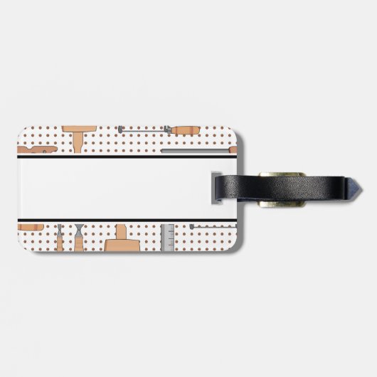 Woodshop Bagagelabel (Achterkant horizontaal)