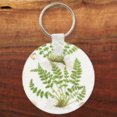 Woodsia Fern Sleutelhanger (Voorkant)
