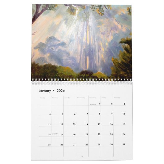Woodside  2026 Calendar Kalender (Jan 2026)