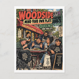 Woodside Mind Je Eigen Bord Briefkaart