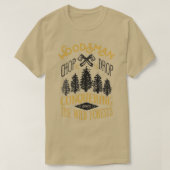 Woodsman  badge t-shirt (Design voorkant)