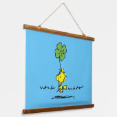 Woodstock Carry Shamrock Hangend Wandkleed (Gebogen)