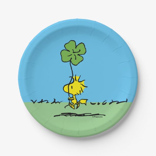 Woodstock Carrying Shamrock Papieren Bordje (Voorkant)