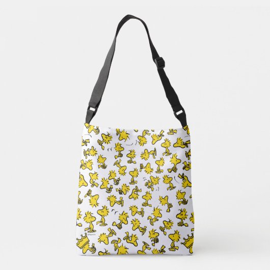 Woodstock Classic Design Pattern Crossbody Tas (Achterkant)