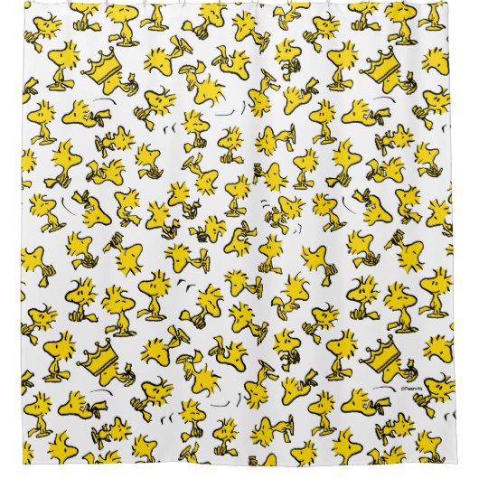 Woodstock Classic Design Pattern Douchegordijn (Voorkant)